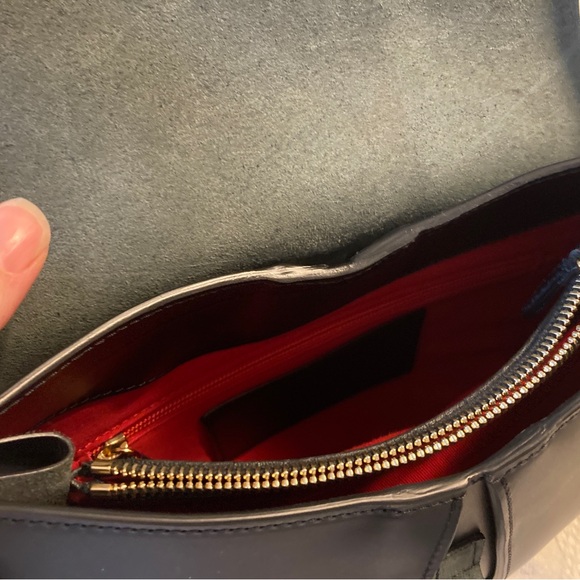 Boldrini Chic Black Leather Shoulder Bag - Picture 11 of 15